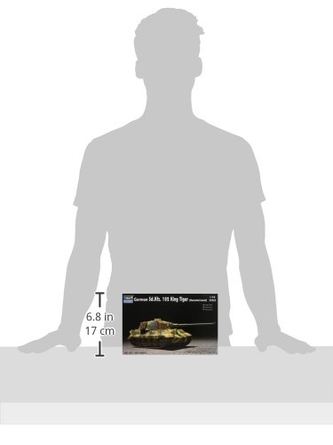 Trumpeter 1/72 German King Tiger Tank Model Kit - SdKfz 182 Henschel Turret, Plastic Assembly Kit For Ages 14+