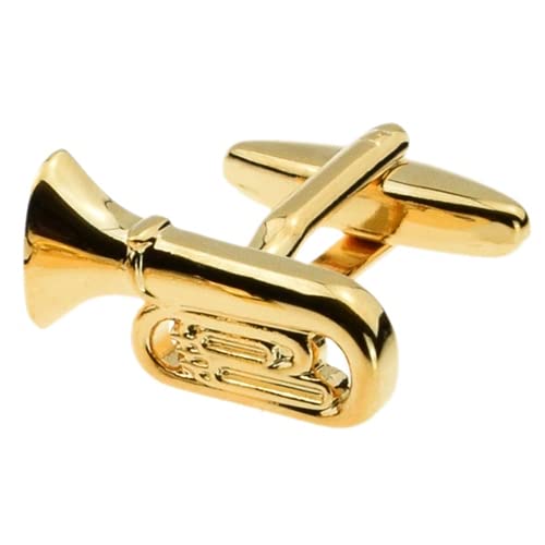 Mancuernillas Gold Tuba miniatura 3