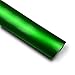 Produktbild Matt Chrom Metallic Gebürstet Auto Folie Blasenfrei mit Luftkanäle Car Wrapping ( Grün, 1m x 152cm )