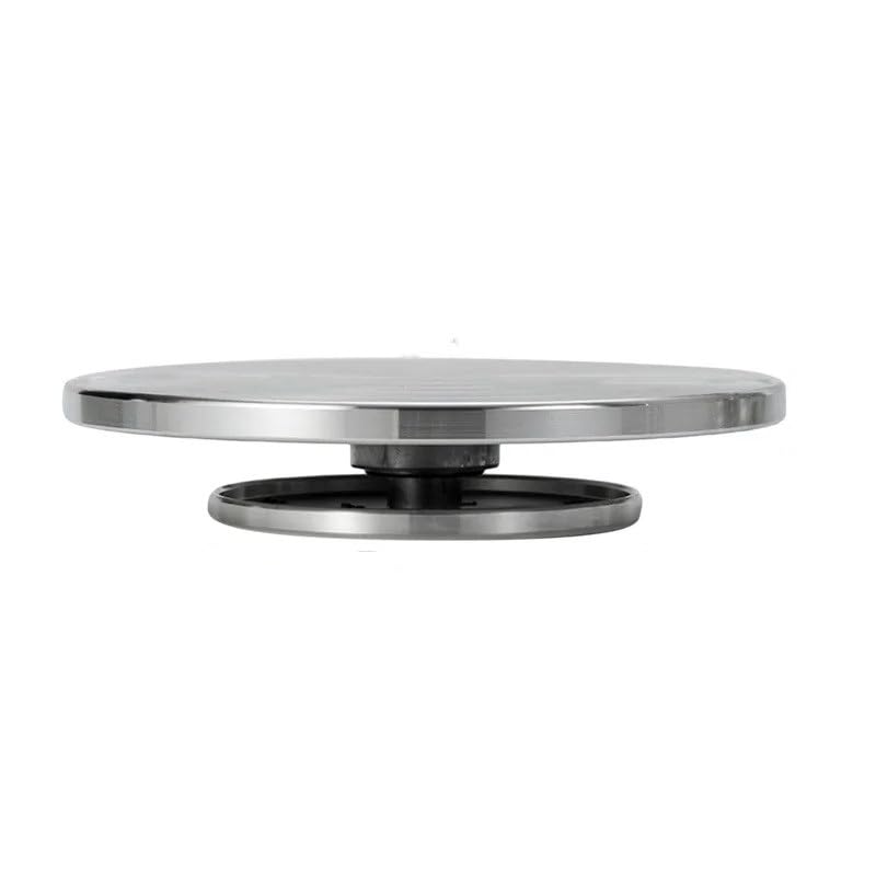 Gramofon z kołem garncarskim 15/20/25/30 cm – aluminiowe dwustronne narzędzia do gliny DIY, stojak na ciasto do rzeźbienia i ceramiki, idealny dla artystów i hobbystów (15 x 12 x 1,1 cm)