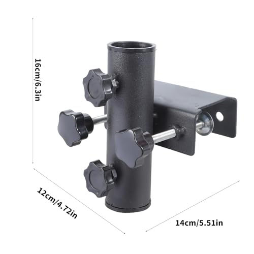 Supports balcon en fer pour parasols pour bloquer le vent et le soleil