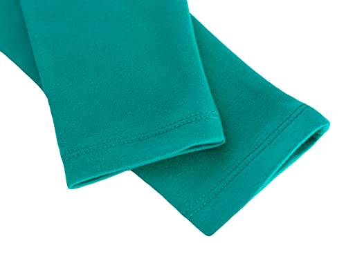 Image of Lilax Girls' Basic Solid Full Length Cotton Soft Leggings