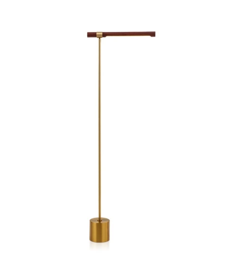 Lampe moderne à grain de bois LED avec éclairage vertical de salon - 7
