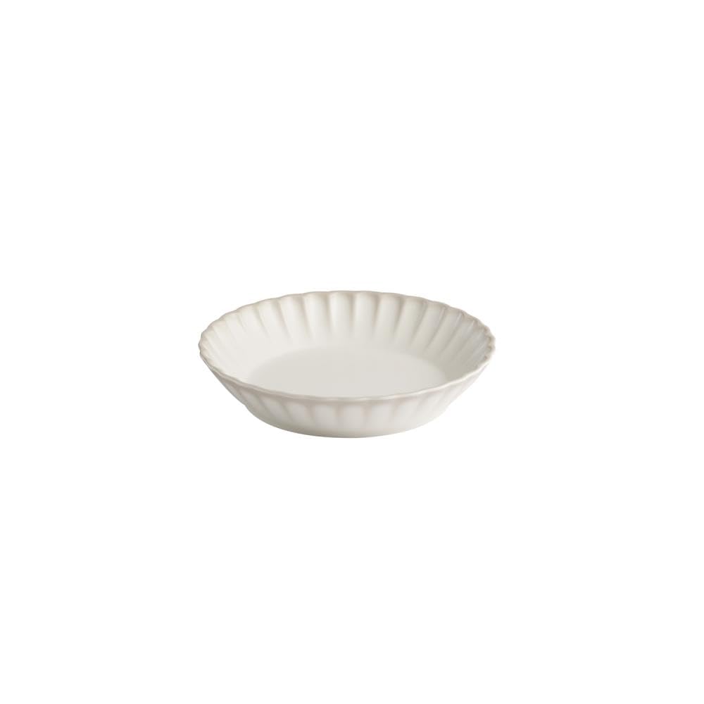 APS Arumi 85605 Deep Plate, Melamine, Diameter 22.5 cm, 0.8 litres, White/Beige, Stackable