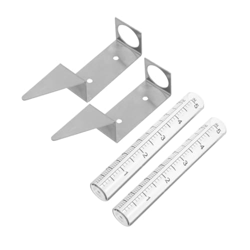 GANAZONO Outdoor Rain Gauge Holder 2 Pcs Rain Gauge Bracket for Garden and Lawn