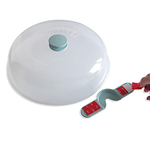 Couvercle pour micro-ondes transparent pour des repas rapides sans éclaboussures