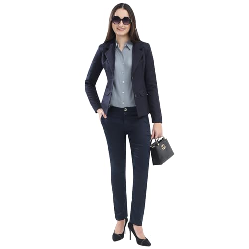 Image of Women's Formal Blazer | Regular Fit | Full Sleeve with 2 Front Pocket Ultra Light Fabric | Office /Meetings
