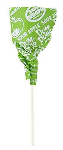 Dum Dums Red And Green Lollipop Bundle Pack With 75 Red Strawberry And 75 Green Sour Apple- 150 Total – With Party Planning Checklist - Christmas Holiday Italian Mexican Parites - Candy Table Gifts #TOP3