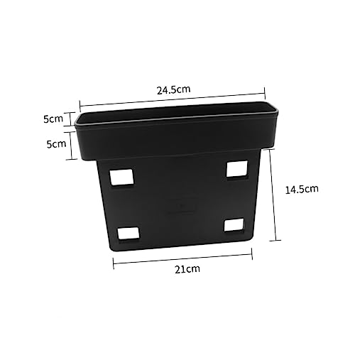 Portavasos organizador para asiento de coche negro miniatura 2