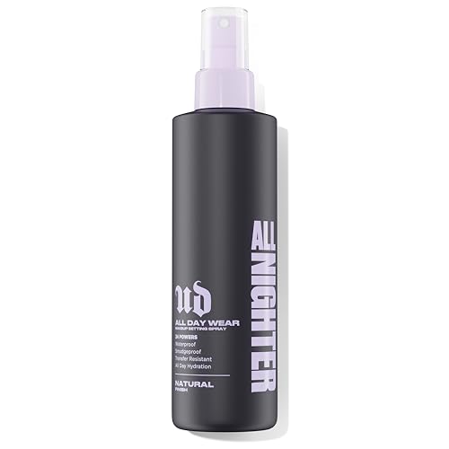 Image of Urban Decay All Nighter Waterproof Makeup Setting Spray - Natural Finish | Up to 24HR Hold, Transfer-resistant Primer Setting Spray for Foundation, Sweat-resistant, Ultra-fine Hydrating Facial Mist
