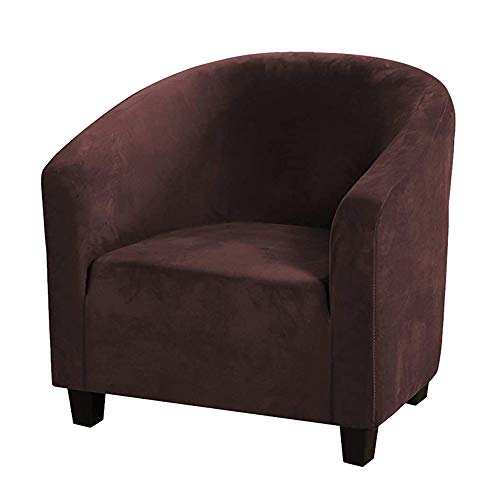 EURHOWING Velvet Tub Chair Slipcover