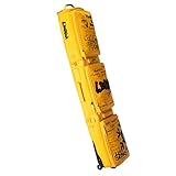 Grande capacité : Ce sac de snowboard à roulettes peut mesurer une longueur réglable de 12 cm de profondeur et possède trois poches extérieures pour les accessoires. Convient aux snowboards/fixations, chaussures, bâtons de ski, casques, gants, vestes, pantalons, lunettes et kits de réglage