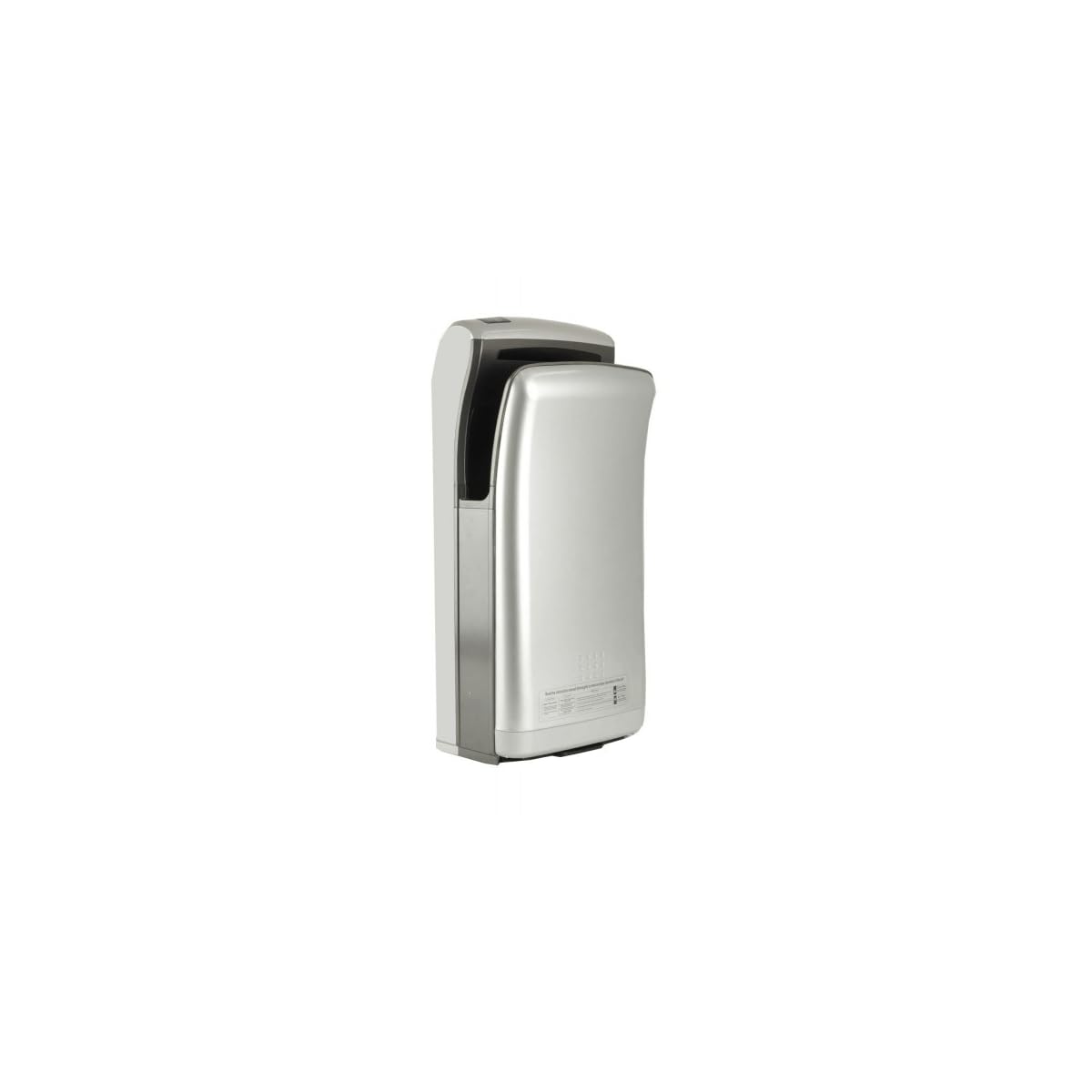 Sèche-mains Vitech automatique à double jet d'air gris 1800W Séchage rapide