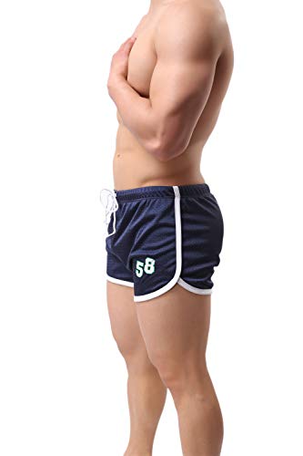 Naturemore Men's Active Running Shorts, 3 Inch Quick Dry Mesh Jogging Workout Shorts, Gym Athletic Marathon Shorts3