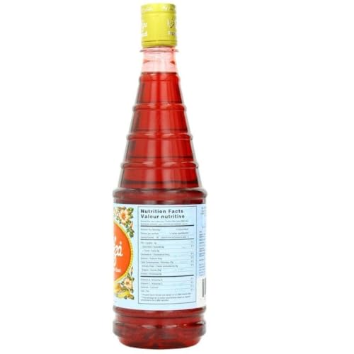 Hamdard Rooh Afza Sharbat Syrup, Rose, 25 fl.oz (Packaging may Vary)