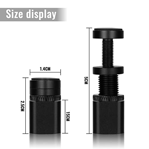 Image of Short GPU Support Bracket - Heavy Duty Adjustable GPU Anti Sag Holder & Support Stand for Graphics Card, 0.98 inch-2 inch Height Durable Black Metal PC Build Stabilizer, GPU Sag Prevention