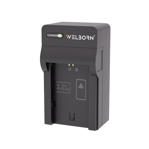 Image of Welborn Camera Battery Charger for Sony Np-FZ100 Battery Compatible with Sony Alpha A1 A7 III A7 IV A7C A7C II A7C R A7R III A7R IV A7R V A7S III A9 A9 II A9 III A9R A9S A6600 A6700 FX3 FX30 ZV-E1