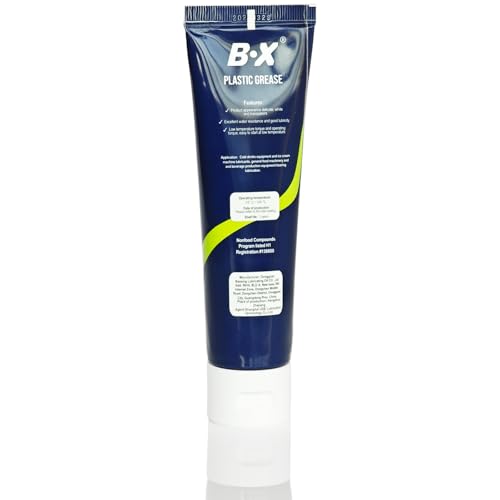 BX Food Grade Grease 2.8 oz 1 Pack – Water-Resistant Lubricant for Food Machinery, Ice Cream Makers, Kitchen Appliances, Plumbing Valves & O-Rings (-15°C to 100°C)