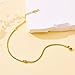 Poxtex Gold Bracelets for Women,14k Real Gold Plated Love Knot Bracelet Dainty Gold Snake Chain Bracelet Infinity Love Bracelet Adjustable Gold Jewelry Waterproof Gifts for Women Friendship