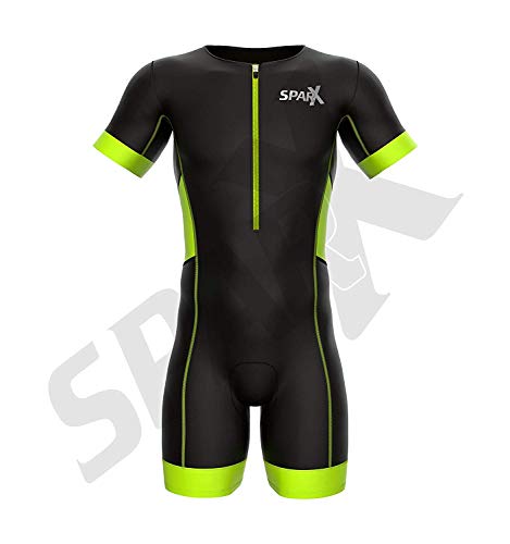 image for Sparx Sports Sparx Men Elite Aero Short Sleeve Triathlon Suit Skinsuit