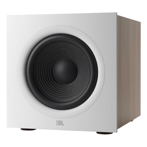 Image of JBL Stage 2 200P 300 Watt 10 Inch Powered Subwoofer - Pair (Latte)