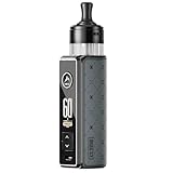 For VOOPOO Drag S3 Kit avec batterie intégrée de 3000 mAh, pod mod 60 W avec cartouche PnP X, MTL 5 ml, résistance PnP X, vaporisateur pour cigarette électronique (Gris métallisé)