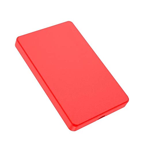 Portable External Hard Drive 2tb/1tb/500gb, USB 3.0 Mobile Hard Drive, Suitable for Desktop Computers, Ps4, Notebook Computers, Smart Phone Tvs and Other Devices (Capacity : 80GB, Color : Red)