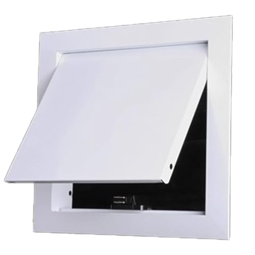 Bisagras de Acceso Blancas duraderas for Paneles de Yeso (1 Unidad) - Panel de Acceso de fácil instalación for techos y Paredes(25x55cm)