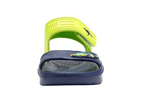 KangaROOS Unisex Kinder Kangaswim Ii Sandale, Dk Navy Lime, 31 EU