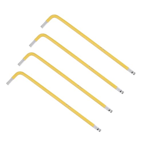 TOP-VIGOR 4Pcs 4mm Ball End Hex Key Wrench