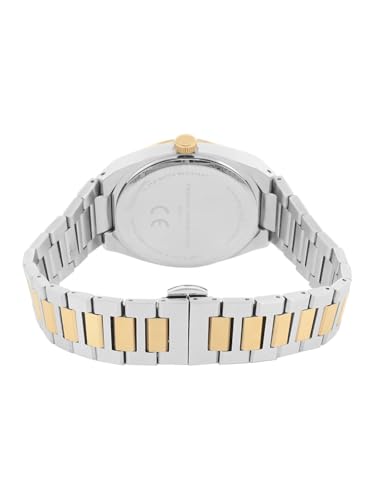 Image of French Connection Celestial Silver Round Dial Mens Mult Function Watch FCH03TM