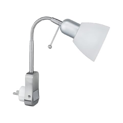 Trio Lighting Focos de Pinza E14, Silver Cover