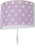 Dalber kinder Wandlampe, Kinderlampe Wandleuchte kinderzimmer Sterne Stars Malve, 81218E, E27