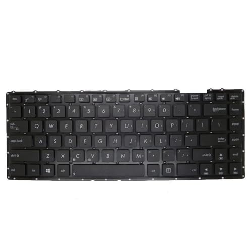 X452 X452CP X452EA X452EP X452LD X452VP X452MD X452MJ用ノートパソコンキーボード(フレームなし、ブラック、BRSP\UK\US)(US)