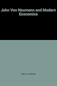 Hardcover John Von Neumann and Modern Economics Book