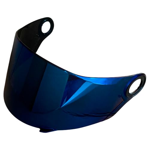 Viseira Capacete Ls2 Ff358 Ff396 Helt Strada Azul Iridium