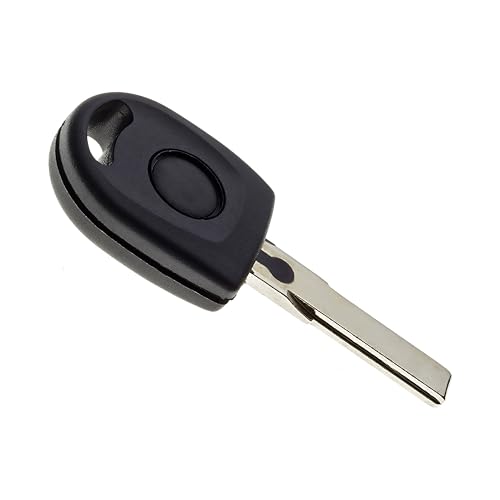 JONGO - ksvw15cs - Carcasa de Llave de Repuesto con Cuchilla Compatible con Volkswagen Polo, Lupo, Golf, Jetta, Bora | Caja Clave Plip Vehículo Mando a Distancia 1 Boton