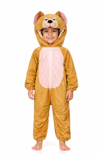 Image of Kids Animal & Bird Costumes - Comfortable Fleece Fancy Dress Outfit | Soft Plush Onesie | School Events, Theme Parties, Photoshoot