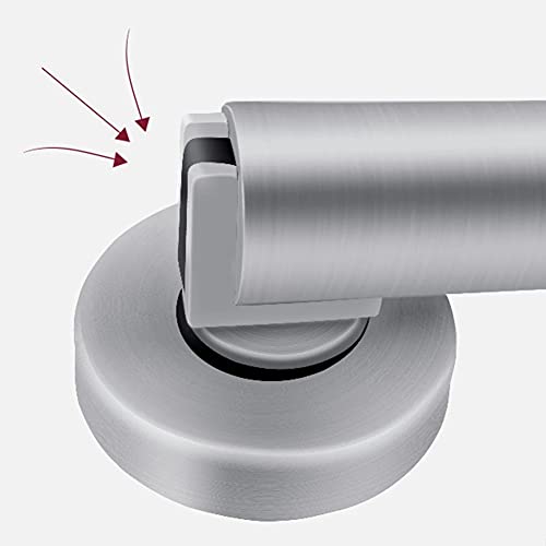Butée de porte design en acier inoxydable à finition brossée - 7