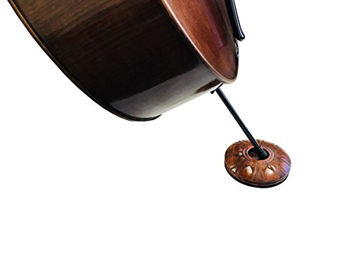 Mi&Vi Cello And Double Bass Round Endpin Stop - Perfect Anti-Slip Rest, Sound Stopper, Holder Pin, Real Wood #TOP5