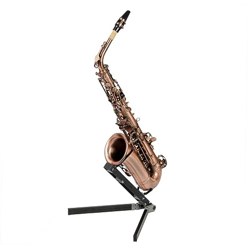 Support Saxophone Alto Pliable Pied Antidérapant Instrument Vent Ténor