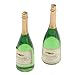 CUTICATE 2 Pezzi / Set Bottiglie di Champagne in Miniatura Bevande per 1/12 Decorazione Casa delle Bambole, 1,5 Pollici