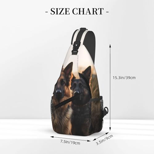 Bolso cruzado deportivo para hombre negro miniatura 3