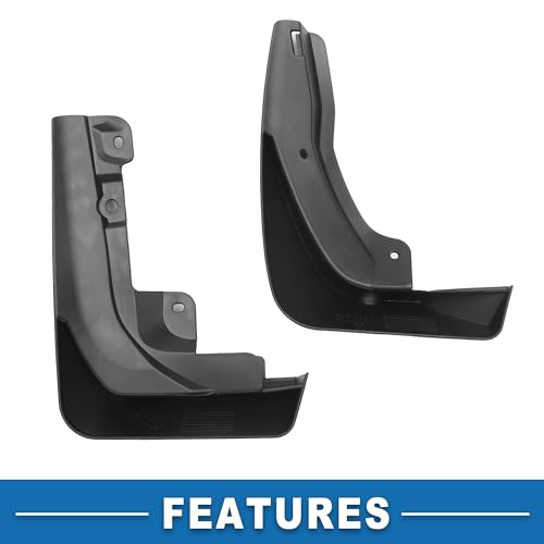 Image of Mud Flap Splash Guard with Mount Accessories Front & Rear Side Mud Guard for Honda CR-V 2023 2024 (Set of 4), 29x25x12.5cm, Black