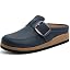 Navy Vegan Leather