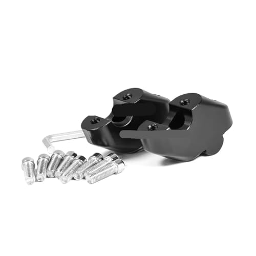 Support pince rehausseur guidon moto Z400 2018+ finition usinée noire