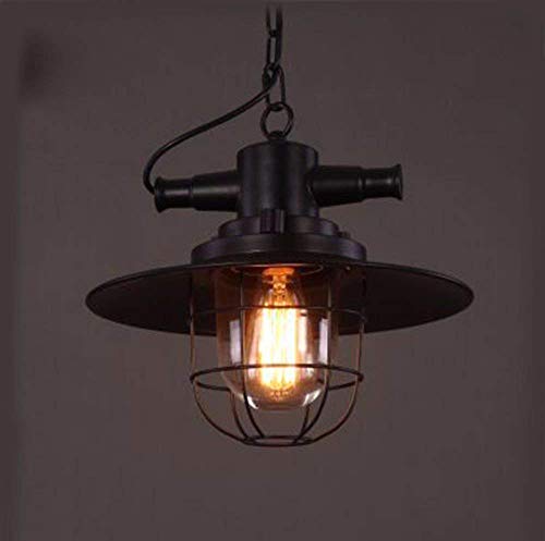 Iluminación exterior colgante industrial y lámpara de techo de 35x30cm para dormitorio