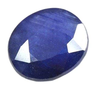 Saphir bleu naturel anti-stress Neelam 10,25 mm Rashi Ratan