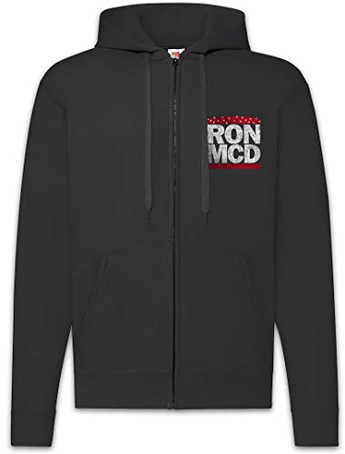 Sweat à capuche Ron Mcd Urban Backwoods veste zippée homme avec poches et cordon