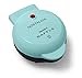 Nostalgia MyMini Maker Elettrico Personale per Waffle, Superficie di Cottura di 25mm, Ferri per Waffle per Hash Browns, Toast Francese, Grilled Cheese, Quesadilla, Brownies, Biscotti, Aqua immagine